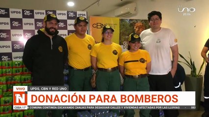 DONACIÓN PARA COMBATIR INCENDIOS