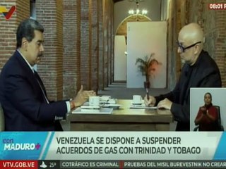 Presidente Maduro anunció la suspensión de los acuerdos energéticos con Trinidad y Tobago