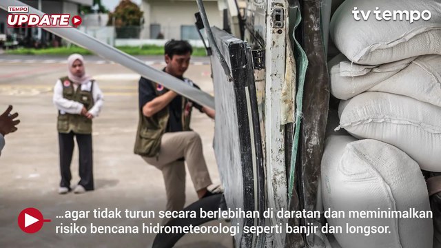 BNPB Tambah Lagi Modifikasi Cuaca di Jawa Barat. Bagaimana di Jawa Tengah?