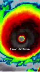 Entran al huracán “Melissa”: Así lo ven por dentro