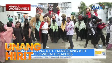 Katakot-takot na Sorpresa with Halloween Higantes?! | Unang Hirit