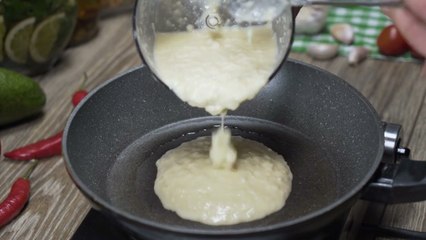 44 Baked Onion Pancakes with Cottage Cheese and Garlic