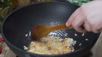 42 Rice with Egg and Curry Mushrooms