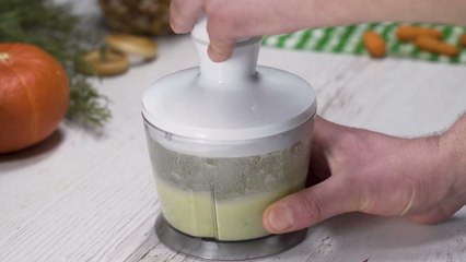 84 Fish Meatballs with Vegetable Puree