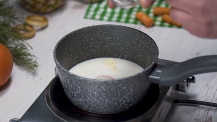 49 Profiteroles with Custard Cream