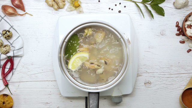 74. Salad with Mussels and Tiger Shrimp