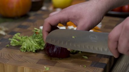 70 Fusilli with beetroot and feta