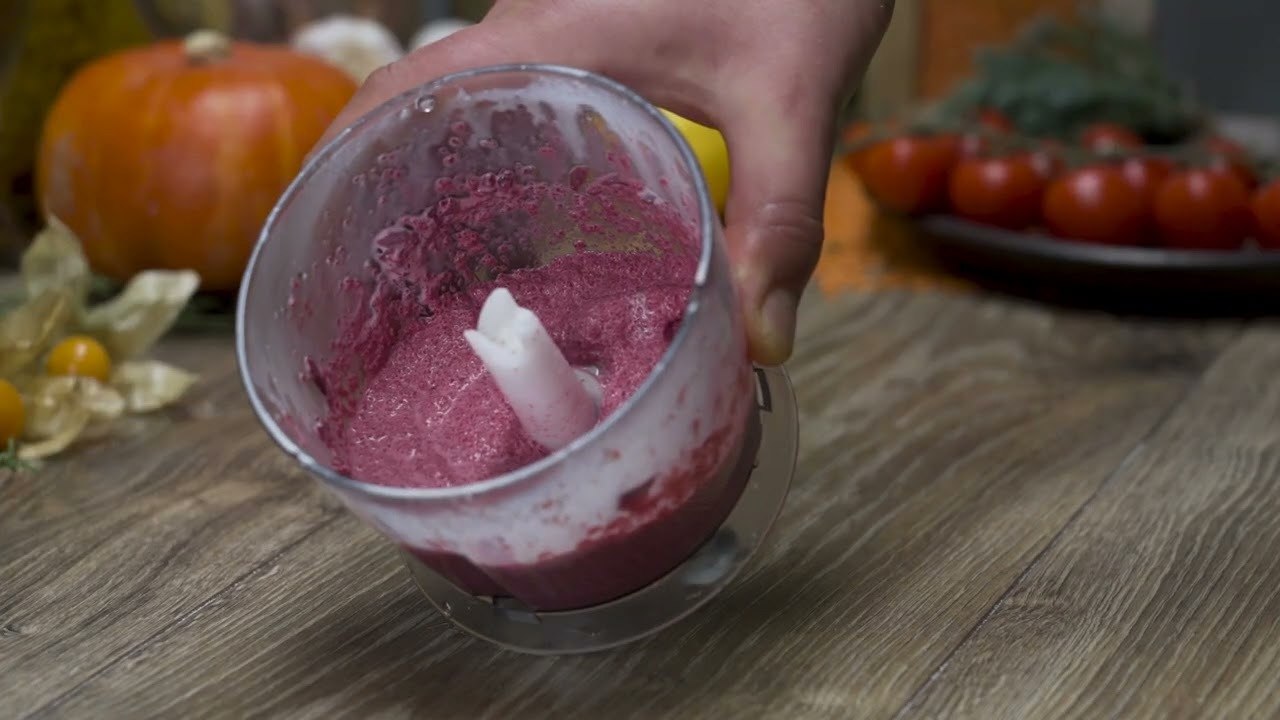 5 Beetroot tortellini with chicken