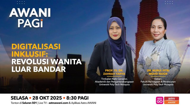 AWANI Pagi: Digitalisasi Inklusif | Revolusi Wanita Luar Bandar