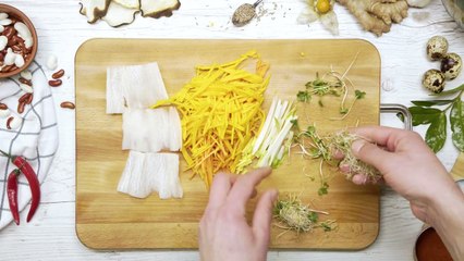 68. Salad with Grapefruit and Carrots in Balsamic Sauce