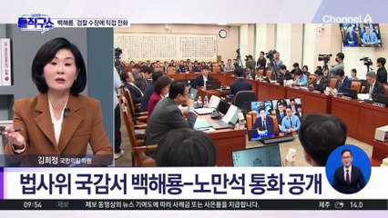 [핫피플]노만석에 ‘항의성 전화’ 백해룡 녹취 공개