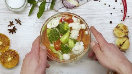 45. Blanched Vegetables Salad