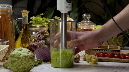 12. Salad with Couscous and Avocado Dressing