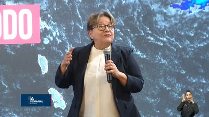 Gloria Ceballos advierte lluvias continuarán en el país hasta el jueves por Melissa