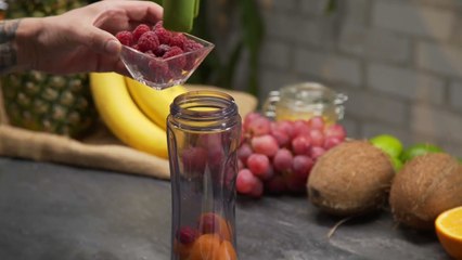 9 Avocado Raspberry Banana Smoothie