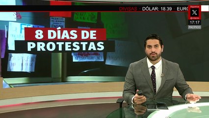 Se cumplen 8 días de protestas en la UASLP tras presunta agresión sexual a alumna