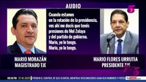 Magistrado Mario Morazán denuncia amenazas del presidente del TJE, Mario Urrutia