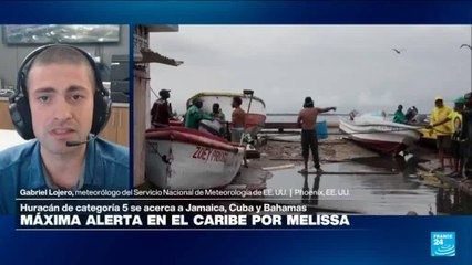 Gabriel Lojero: "daños de huracán Melissa podrían ser catastróficos"