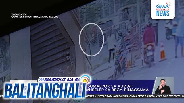Rider, patay matapos sumalpok sa AUV at magulungan ng 10-wheeler sa Brgy. Pinagsama | Balitanghali
