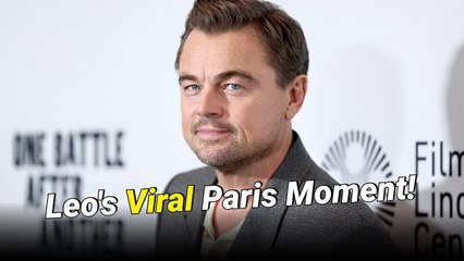 Leonardo Dicaprio Was Photographed Hiding His Face In Paris After Dinner With Girlfriend Vittoria Ceretti As Fans React: 'We Know It's You, Leo'