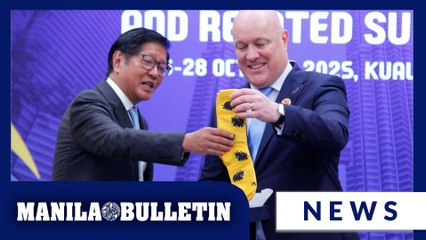 Marcos, New Zealand PM Luxon exchange gifts ahead of bilateral talks in Malaysia