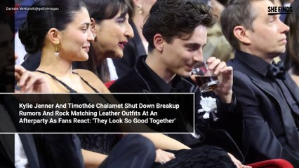 Kylie Jenner And Timothée Chalamet Shut Down Breakup Rumors And Rock Matching Leather Outfits At An Afterparty As Fans React: 'They Look So Good Together'