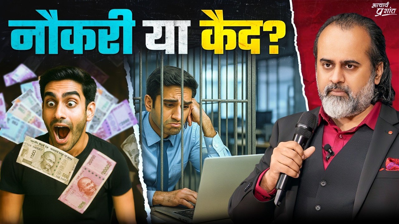 एक दिन की सैलरी के लिए 30 दिन की कैद? || आचार्य प्रशांत (2025)