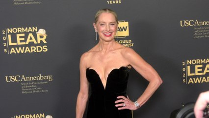 'The Pitt' star Katherine LaNasa attends the 2025 Norman Lear Awards red carpet