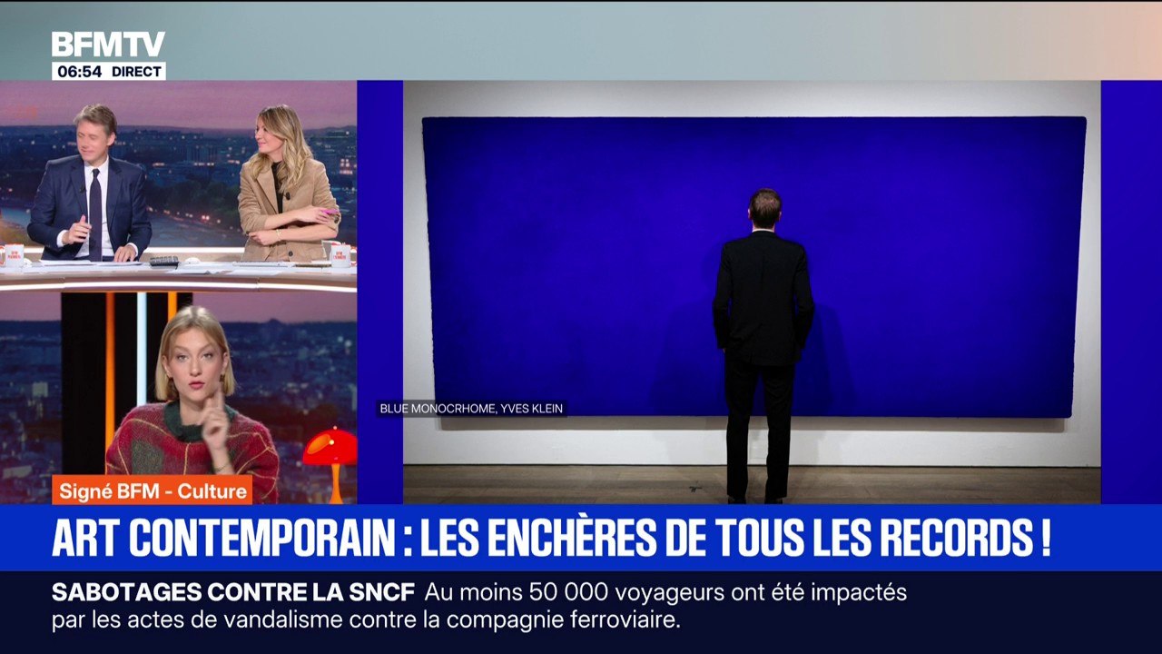 SIGNÉ BFM - Klein, Modigliani, Picasso...des ventes de tableaux record à la foire internationale d'art contemporain