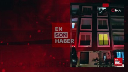 İzmir'de depreme itfaiye merdiveninde yakalandılar