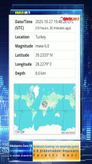 Balıkesir Sındırgı'da meydana gelen 6.0 Şiddetindeki Depremin Yeraltı Sesi - 27.10.2025, 22:48:28 TSİ