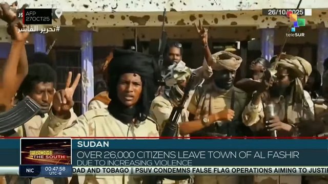 Sudan: Over 26,000 citizens leave town of Al Fashir due to increasing violence