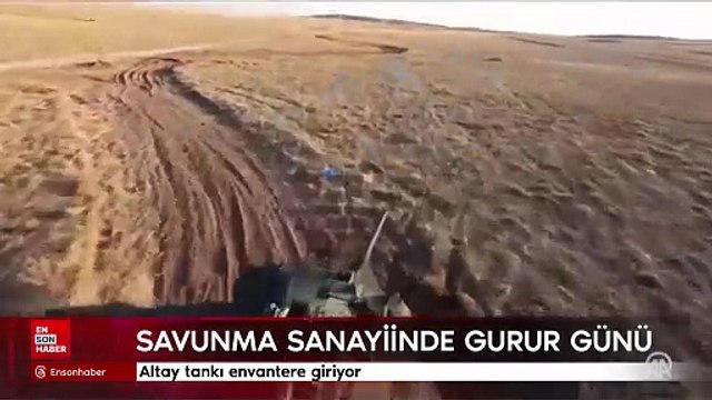 Savunma sanayiinde gurur günü: Altay tankı envantere giriyor
