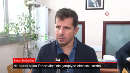 Emre Belözoğlu: Fenerbahçe'de işlerin son dönemde çok kötü gittiğini düşünmüyorum