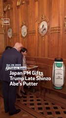 Japan PM Gifts Trump Late Shinzo Abe's Putter