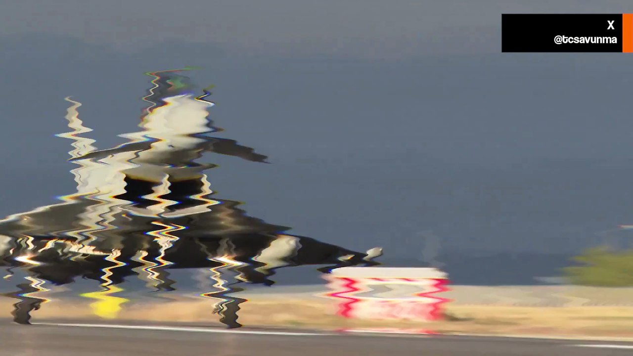 RAF Eurofighter Typhoons ankommer til Tyrkiet eskorteret af F-16 under Keir Starmers besøg