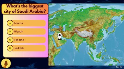 Asia Map Quiz: Can You Guess the Most Populous Cities?