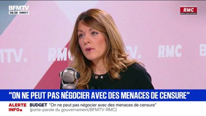 Maud Bregeon, porte-parole du gouvernement: "Il y'a aujourd'hui une majorité absolue de députés à l'Assemblée nationale qui privilégient le débat au désordre"