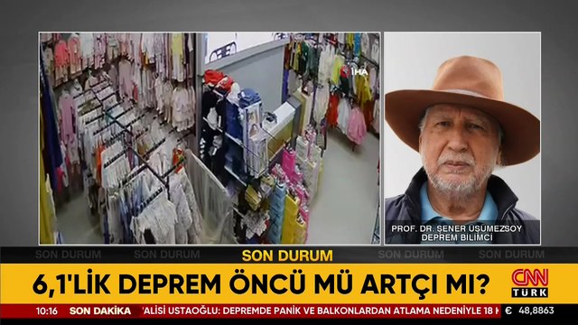 SON DAKİKA HABERİ: Balıkesir'de 6.1'lik deprem! Prof.Dr. Şener Üşümezsoy CNN TÜRK'te: Artçı deprem değil