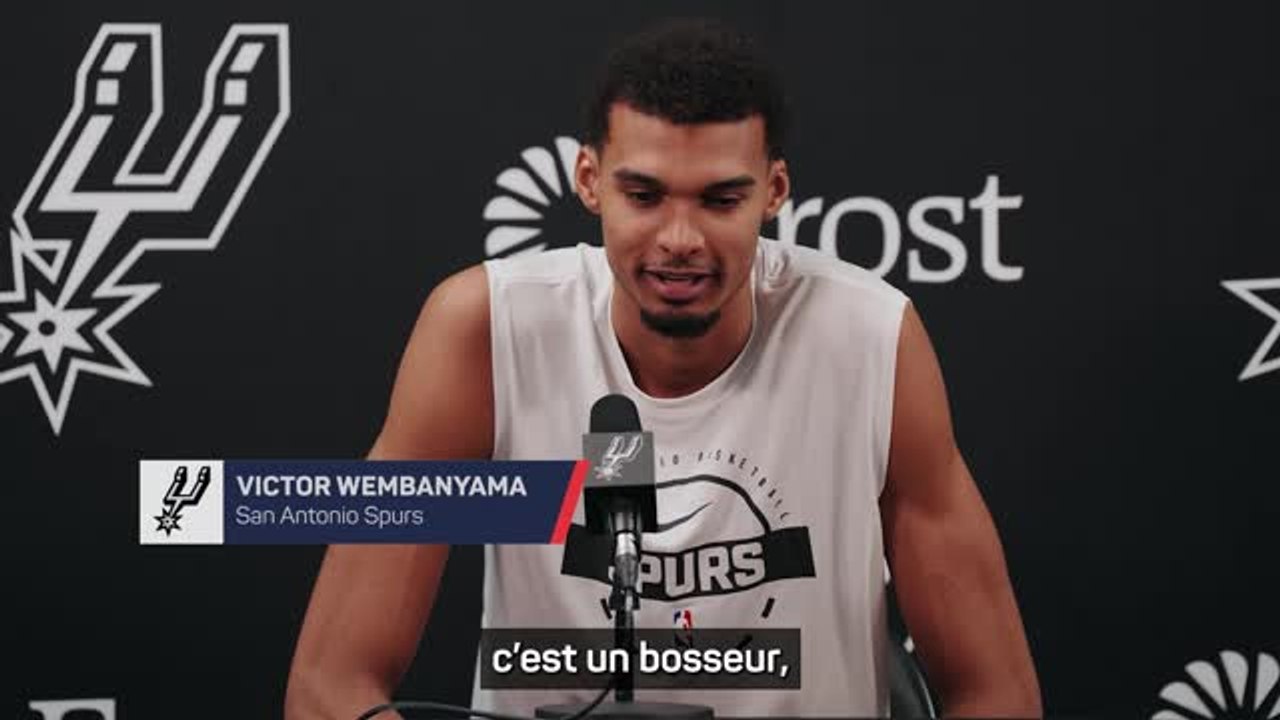 Spurs - Wembanyama surpris par Harper