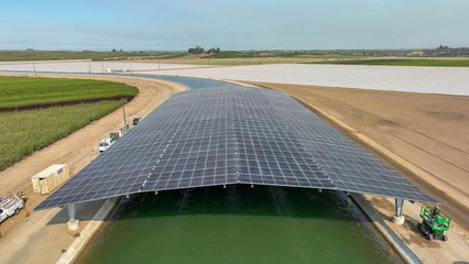 California Covers Canals With Solar Panels to Combat Drought and Produce Clean Energy