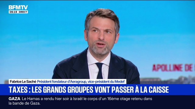 Fabrice Le Saché, vice-président du Medef: Ce budget est un non-sens économique
