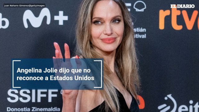 Angelina Jolie dijo que no reconoce a Estados Unidos