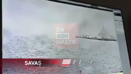 ABD savaş uçağının Güney Çin Denizi'ne çakılma anları