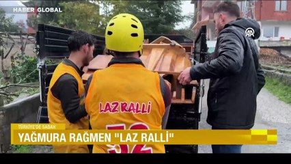 Yağmura rağmen "Laz Ralli": Bu yıl yarışlar renkli görüntülere sahne oldu