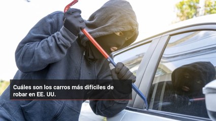 Cuáles son los carros más difíciles de robar en EE. UU.