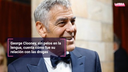 George Clooney, sin pelos en la lengua, cuenta cómo fue su relación con las drogas
