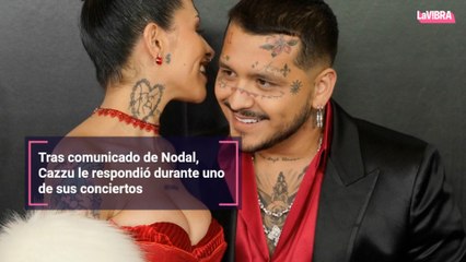 Tras comunicado de Nodal, Cazzu le respondió durante uno de sus conciertos