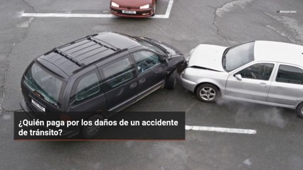 ¿Quién paga por los daños de un accidente de tránsito?
