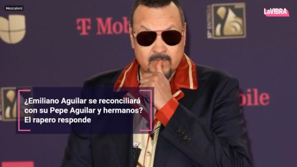 ¿Emiliano Aguilar se reconciliará con su Pepe Aguilar y hermanos? El rapero responde